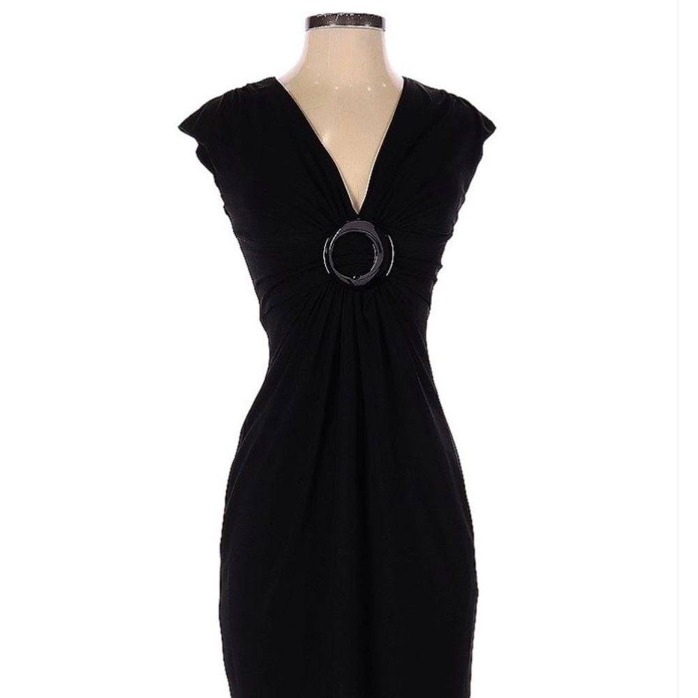 🎉HP🎉 Cache Black Knee Length Cocktail Dress - Picture 1 of 9